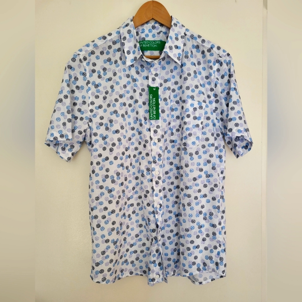 United Colors of Benetton Short Sleeve Shirt - NEW